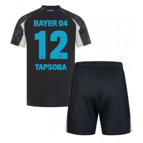 Bayer Leverkusen Edmond Tapsoba #12 Rezervni Dres za Dječji 2024-25 Kratak Rukavima (+ kratke hlače)